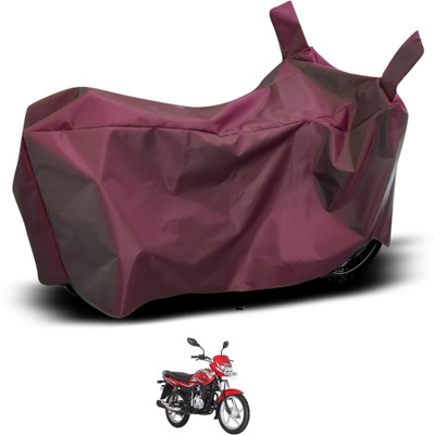 GOSHIV-car and bike accessories Waterproof Two Wheeler Cover for Bajaj(Platina 100 DTS-i, Maroon)