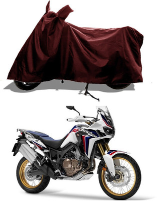 GROFATIK Two Wheeler Cover for Honda(CRF1000L Africa Twin, Maroon)