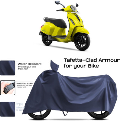 WMIZEXA Two Wheeler Cover for Universal For Bike(New Chetak, Blue)