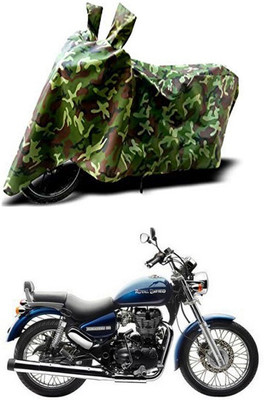 Mdstar Waterproof Two Wheeler Cover for Royal Enfield(Thunderbird 350, Green)