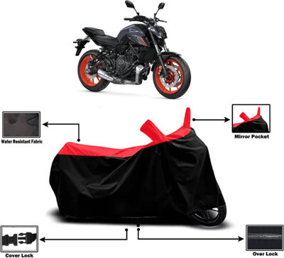 KEDIT Two Wheeler Cover for Yamaha(MT 07, Red)