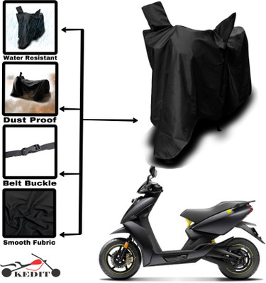 KEDIT Two Wheeler Cover for Ather(450 X, Black)