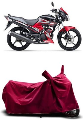 Coxtor Waterproof Two Wheeler Cover for Yamaha(SS, Maroon)