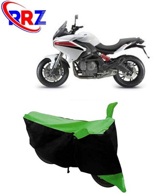 RRZ Waterproof Two Wheeler Cover for Benelli(TNT 600 GT, Black, Green)