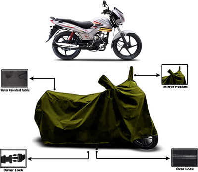 Amexride Two Wheeler Cover for Mahindra(Centuro BS6, Green)