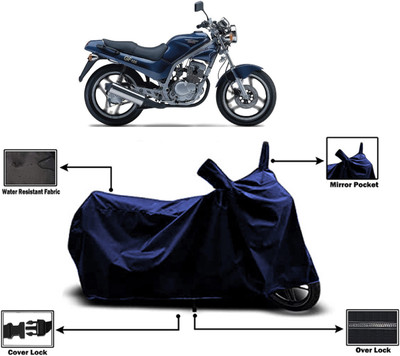 Amexride Two Wheeler Cover for Kinetic(GF 125, Blue)