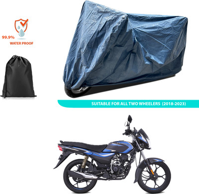 CODOKI Waterproof Two Wheeler Cover for Bajaj(Platina 110, Blue)