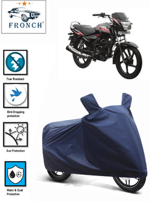 FRONCH Waterproof Two Wheeler Cover for TVS(Star City Plus, Blue)