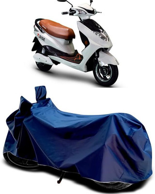 KEDIT Two Wheeler Cover for Okinawa(Raise, Blue)