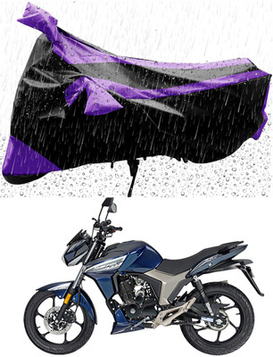Furious3D Two Wheeler Cover for Royal Enfield(Thunderbird 500, Purple, Black)