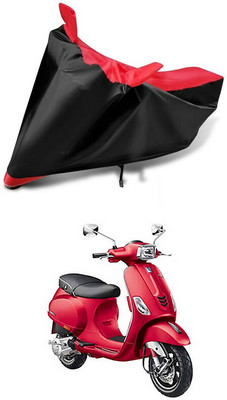 AutoGalaxy Waterproof Two Wheeler Cover for Piaggio(Vespa SXL, Red, Black)