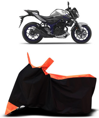 VESMEI Two Wheeler Cover for Yamaha(MT-03 BS6, Orange)