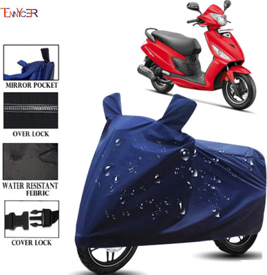 TENNYCER Waterproof Two Wheeler Cover for Hero(Maestro Edge, Blue)