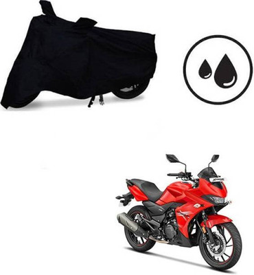 RAAMKM Two Wheeler Cover for TVS(Versys X 300 BS6, Black)