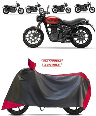 smwzxyu Waterproof Two Wheeler Cover for Royal Enfield(Grey, Red)