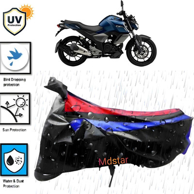 Mdstar Waterproof Two Wheeler Cover for Yamaha(FZ-S FI, Black)