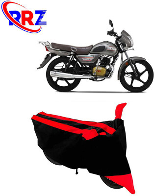 AutoGalaxy Waterproof Two Wheeler Cover for TVS(Radeon, Black, Red)