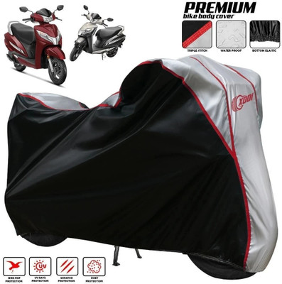 xodi Waterproof Two Wheeler Cover for Honda(Activa 6G, Silver, Black)