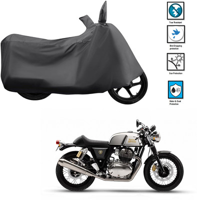 CODOKI Waterproof Two Wheeler Cover for Royal Enfield(Continental GT 650, Grey)
