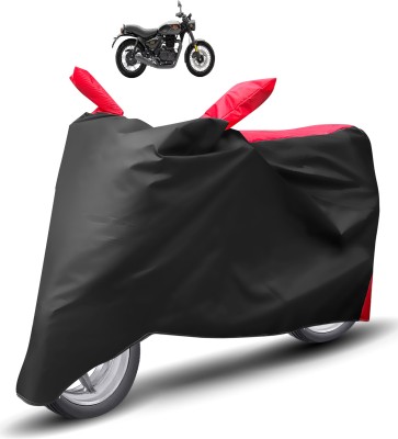 Caronix Two Wheeler Cover for Royal Enfield(Hunter 350, Red)