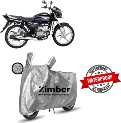 ZIMBER Two Wheeler Cover for Hero(Splendor Pro, Silver)