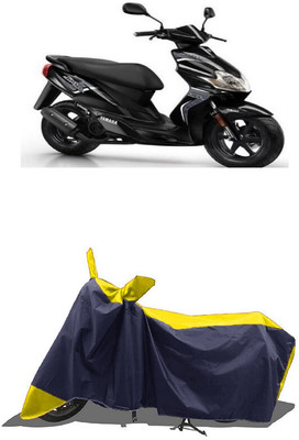 SUGASHRI Waterproof Two Wheeler Cover for Yamaha(Jog R, Yellow, Blue)