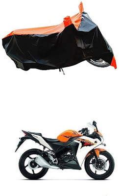 VESMEI Two Wheeler Cover for Honda(CBR 150R, Orange)