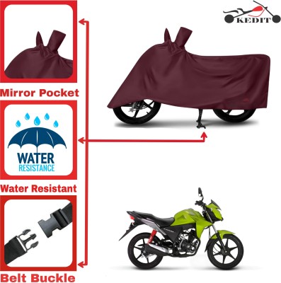 KEDIT Two Wheeler Cover for Honda(CB Twister, Maroon)