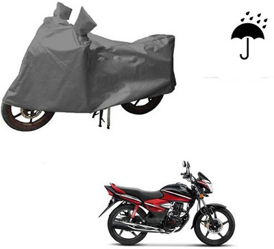 MMSSTAR Waterproof Two Wheeler Cover for Honda(CB Shine, Grey)