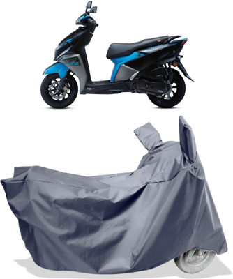 Amexride Two Wheeler Cover for TVS(Ntorq 125, Grey)