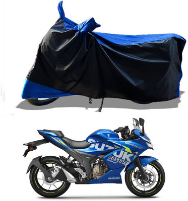 DeepShakshi AUTOMOTIVE Waterproof Two Wheeler Cover for Suzuki(Gixxer Special Edition, Blue)