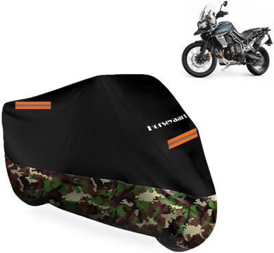 Horseyaart Waterproof Two Wheeler Cover for Triumph(Tiger 800 XCA, Multicolor)
