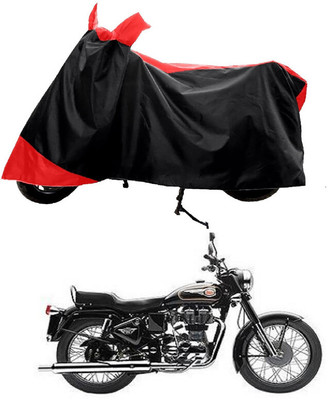GROFATIK Two Wheeler Cover for Royal Enfield(Bullet 350, Red)