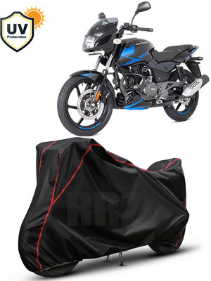 RRZ Waterproof Two Wheeler Cover for Bajaj(Pulsar 150, Black, Red)