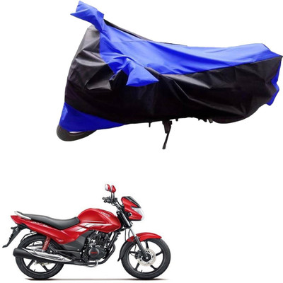 Mdstar Waterproof Two Wheeler Cover for Hero(Achiever, Black, Blue)