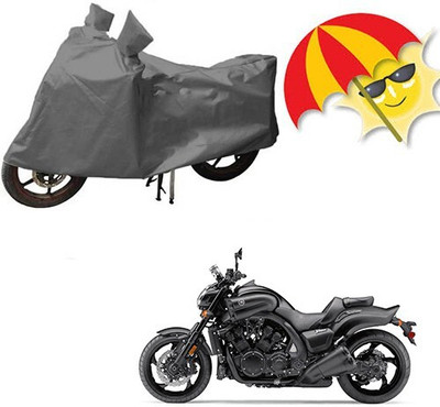 MMSSTAR Waterproof Two Wheeler Cover for Yamaha(YBR 125, Grey)