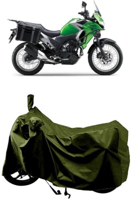 SUGASHRI Waterproof Two Wheeler Cover for Kawasaki(Versys X 300, Green)