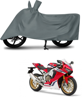 MMSSTAR Waterproof Two Wheeler Cover for Honda(CBR 1000RR, Grey)