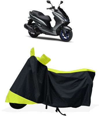 Tricway Two Wheeler Cover for Yamaha(Majesty S 155 maxi BS6, Yellow)
