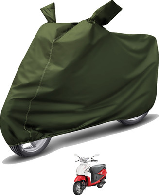 Auto Hub Waterproof Two Wheeler Cover for Hero(Pleasure, Green)