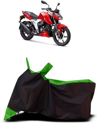 VESMEI Two Wheeler Cover for TVS(Apache RTR 165 RP, Green)