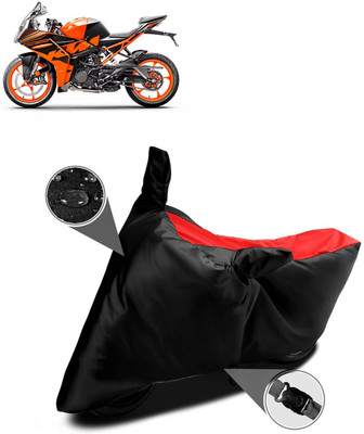 CODOKI Waterproof Two Wheeler Cover for KTM(RC 200 BS6, Red)