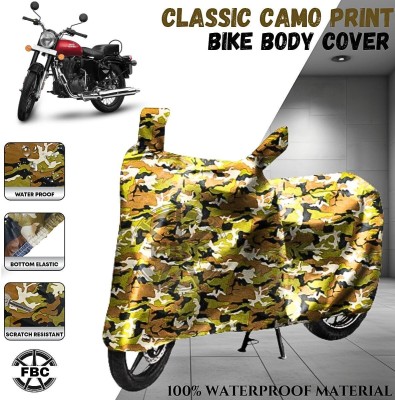 FBC Waterproof Two Wheeler Cover for Royal Enfield(Bullet 350, Multicolor)