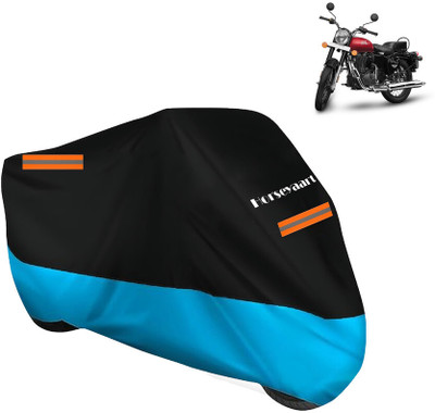 Horseyaart Waterproof Two Wheeler Cover for Royal Enfield(Bullet 350, Blue)