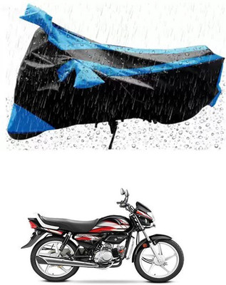 RONISH Waterproof Two Wheeler Cover for Hero(MotoCorp HF Deluxe, Blue)