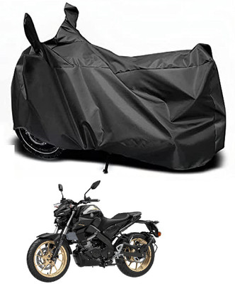MOCKHE Waterproof Two Wheeler Cover for Yamaha(MT 15, Black)