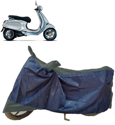 Autoprime Two Wheeler Cover for Vespa(Piaggio Elettrica, Multicolor)
