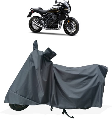 Tricway Two Wheeler Cover for Kawasaki(Z900 RS Cafe Racer, Grey)