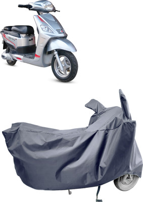Amexride Two Wheeler Cover for Hero Electric(Electric NYX e5, Grey)