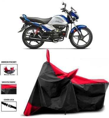 WMIZEXA Two Wheeler Cover for Hero(Red, Black)